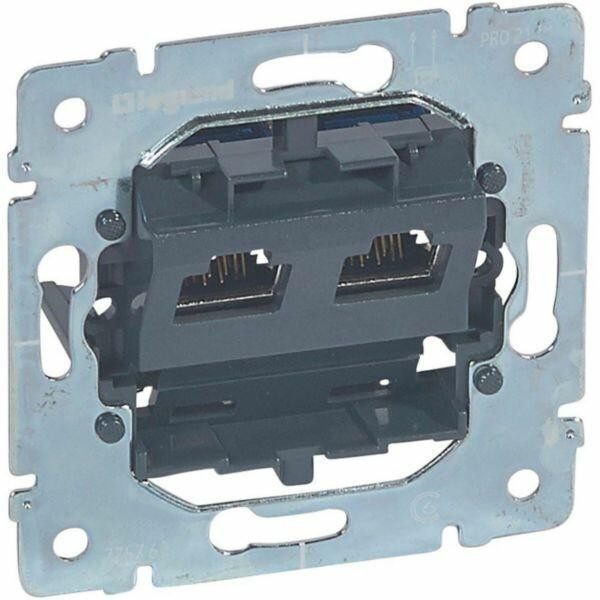 Legrand Creo inbouwdoos RJ45 STP, 2-voudig, CAT6, LCS2
