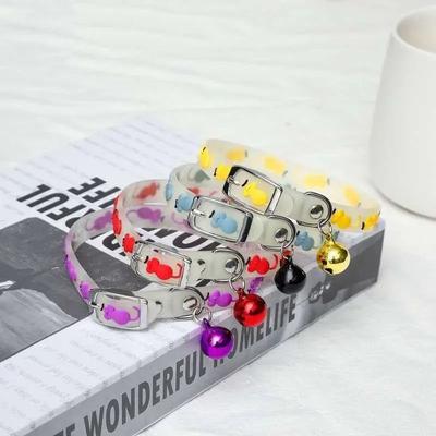 Uplift Picks Glow In The Dark Reflective Cat Collar With Bell mouse 1 Pc