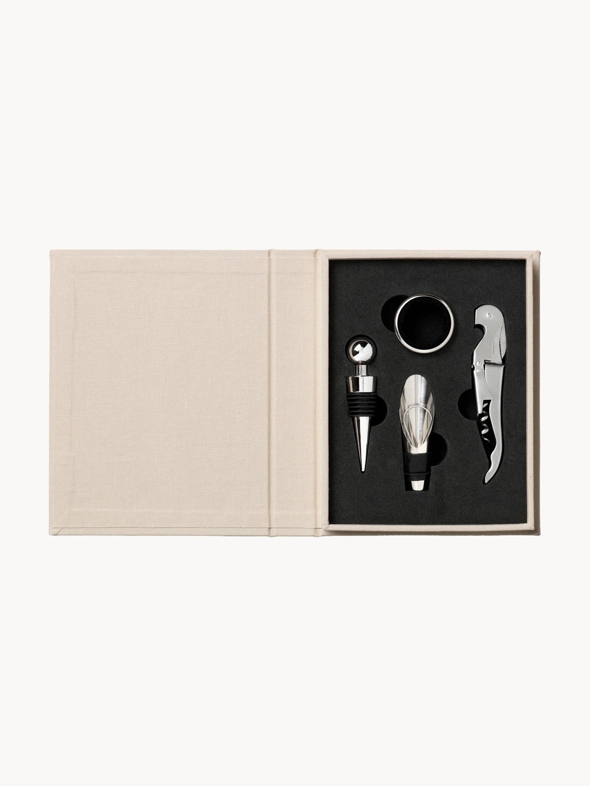 Printworks Wijnaccessoires The Essentials met boekdoos, 4-delig