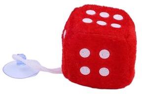 Inspire Essentials Plush Dice Car Hanging Pendant Set 4