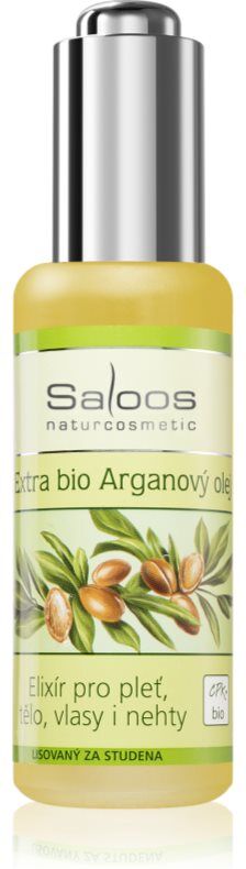 Saloos Cold Pressed Oils Extra Bio Argan huile d'argan bio effet rajeunissant 50 ml