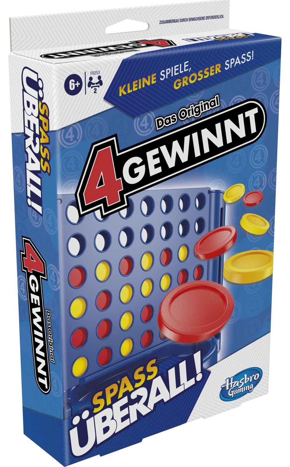 Hasbro Gaming Connect 4 Reisspel voor het hele gezin vanaf 6 jaar