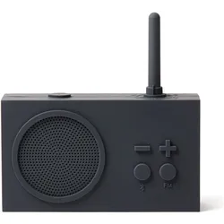 Lexon Badkamer Radio Tykho3 Bluetooth Donkergrijs (AM, FM, Bluetooth), Radio, Grau