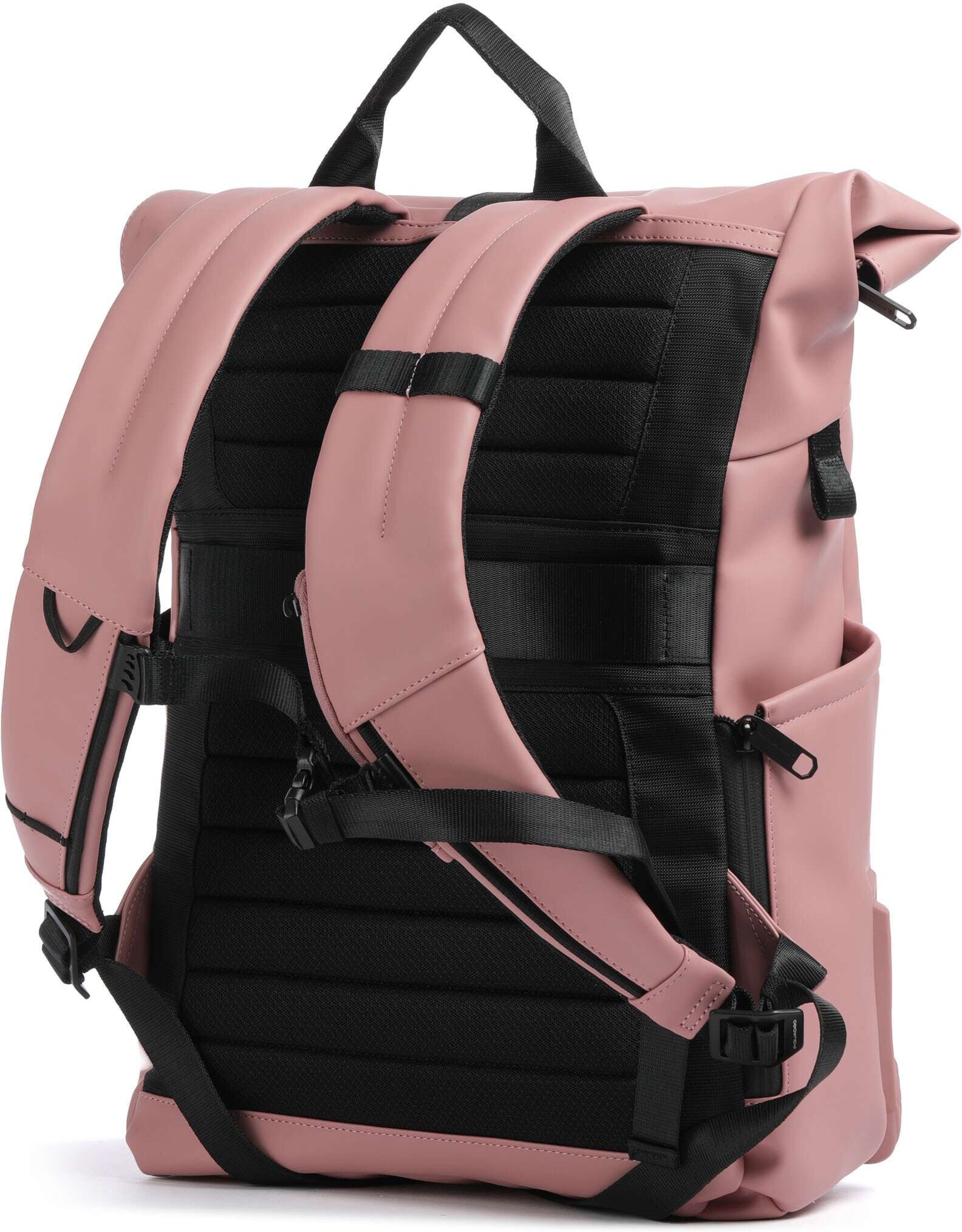 Piquadro Corner 2.0 Rolltop Rucksack, rot