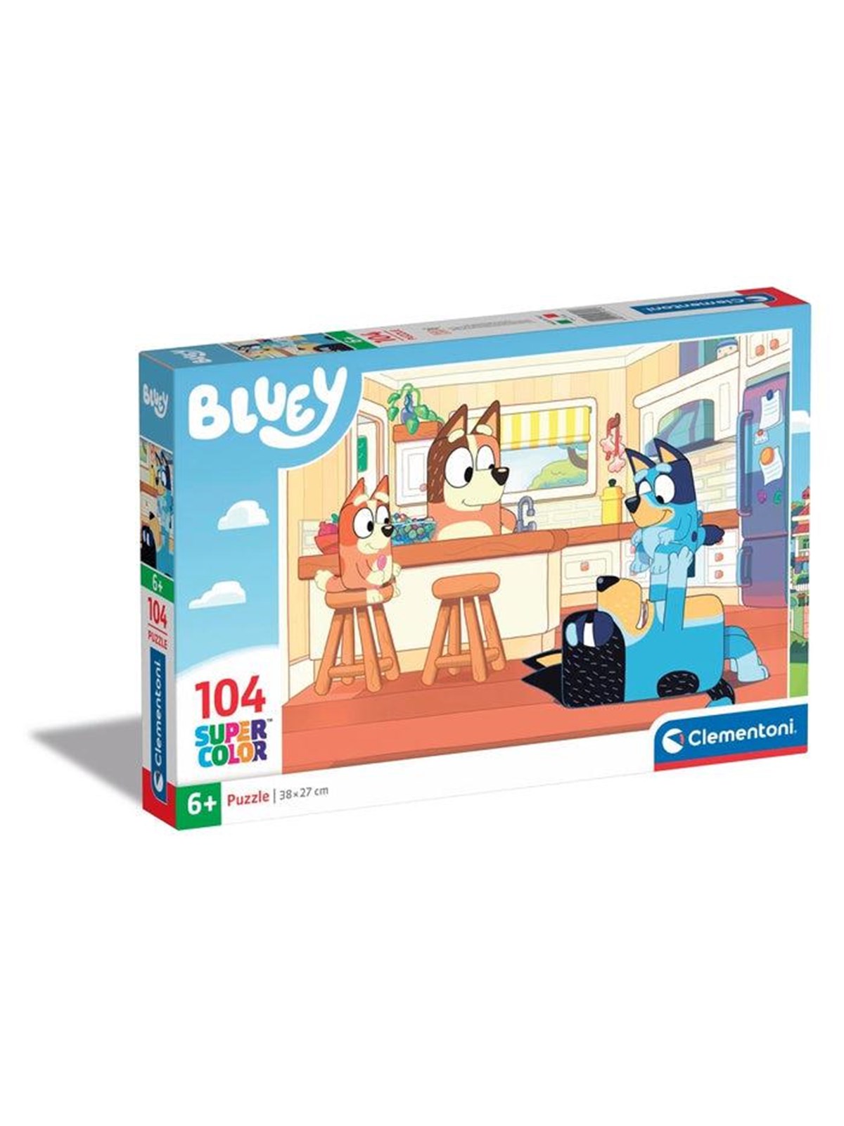 Clementoni Jigsaw Puzzle - Bluey in the Kitchen 104st. 2D Puzzles