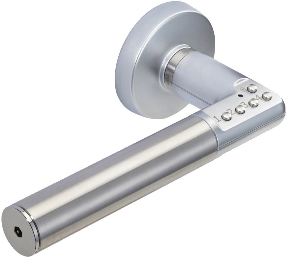 Poignée à code électronique sur rosaces CODE HANDLE gauche VACHETTE 82005
