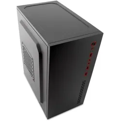 CoolBox Pc case caja pc microatx mpc45 2 usb 3.0 negra oem con fuente 500w ep500 (mATX), PC Gehäuse, Schwarz
