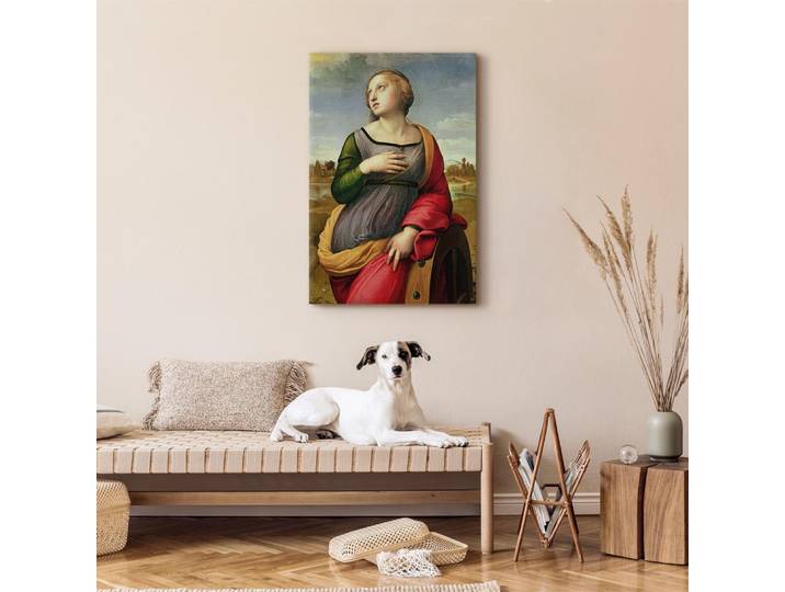 Toile St. Catherine of Alexandria Feutre Gris/Gris 60 x 90cm
