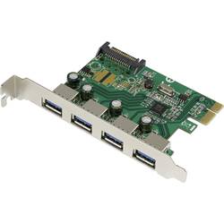 Renkforce 4 Port USB 3.2 Gen 1 Controllerkarte USB-A PCIe RF-3633345