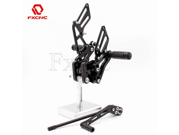 Pour Suzuki K6 K7 K8 K9 K10 GSXR600 GSXR750 GSXR 600 750 2006 2007 2008 2009 2010 CNC repose-pieds arrière réglable pied