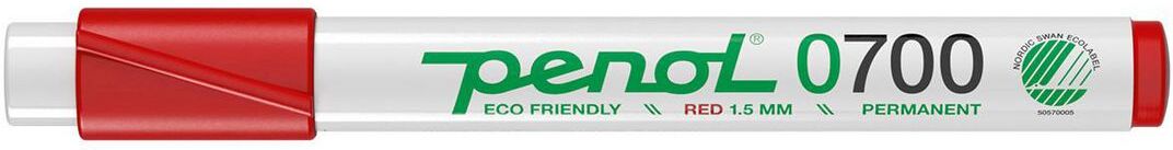 PENOL Märkpenna 0-700 perm 1,5mm röd