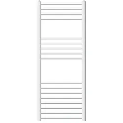 LuxeBath ECD Germany Badheizkörper 500x1200 Weiß | gebogen, Seitenanschluss
