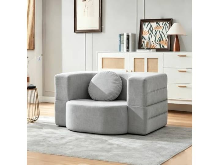 Moubhjd Moderne Loveseat-Sofa,Modulares Sofa für Entfalten Ohne Verformung, Hochdichte Schwammfüllung, Keine Montage erforderlich, für Wohnzimmer, Schlafzimmer, Lounge(Sofa Size : 100x90x60cm)