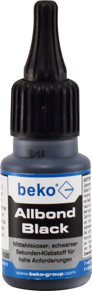 Beko Allbond Black Sekundenkleber, 20 g, schwarz