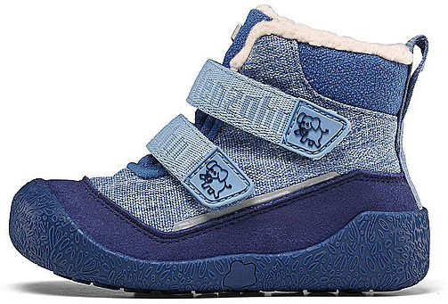AFFENZAHN Lauflerner Winterstiefel VEGAN SNUGGY Elefant blau   21 21