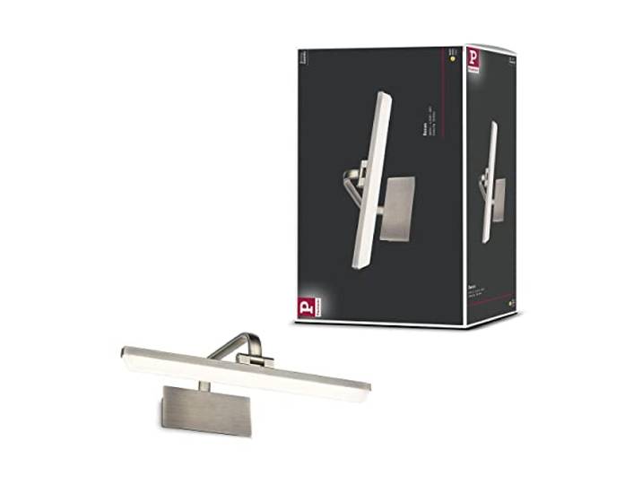 Paulmann 95569 LED schilderijlamp Renan 400mm incl. 1x9,5 W warmwit oud messing schilderijverlichting metaal, acryl wandlamp 3000 K