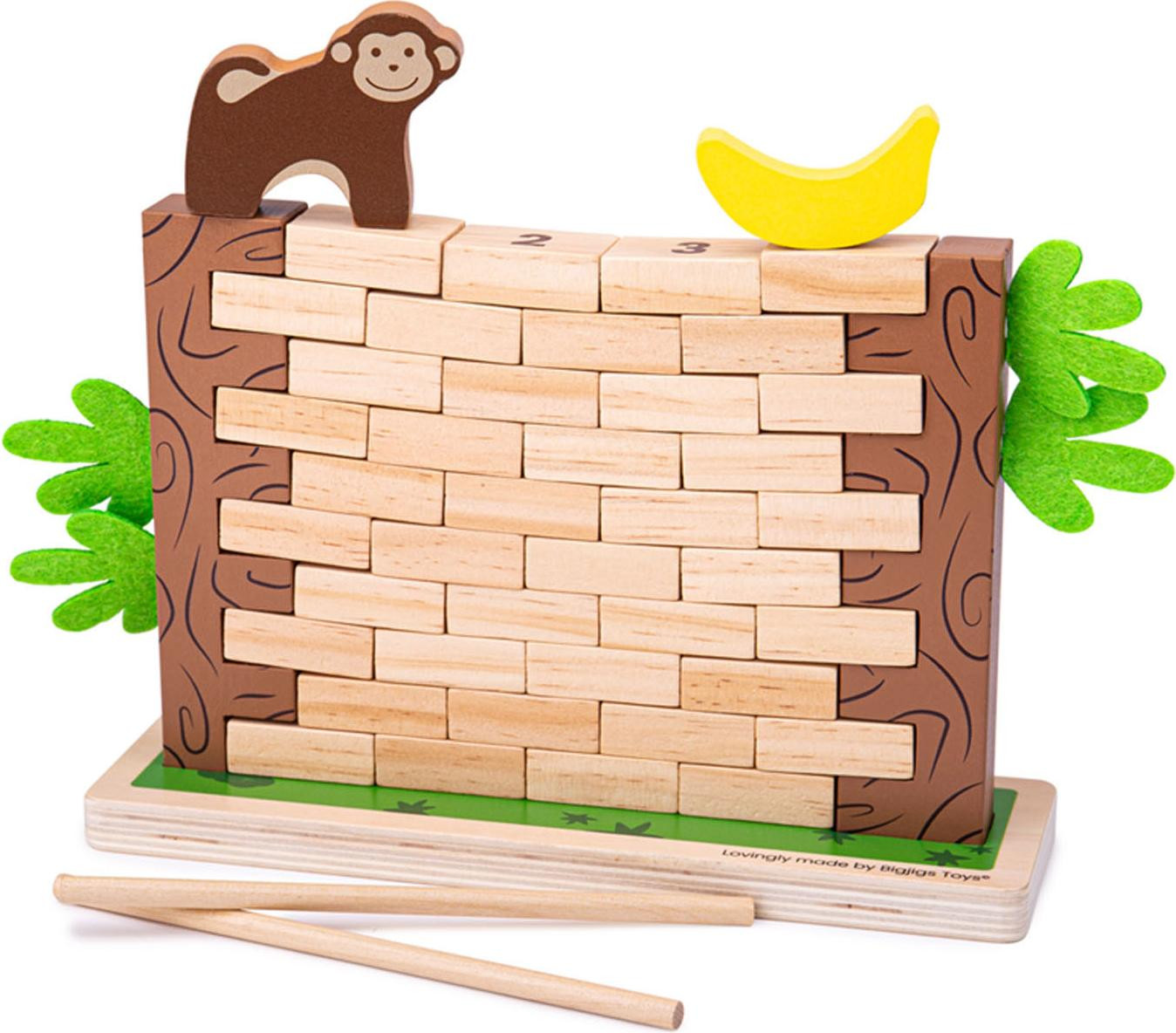 Bigjigs Toys Houten Rekenspel Jungle Crash Educatief Kinderspeelgoed