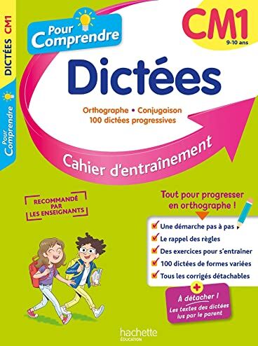 Daniel Berlion - Pour comprendre, dictées CM1, 9-10 ans : orthographe, conjugaison, 100 dictées progressives : cahier d'entraînement - Preis vom 13.10.2026 19:28:25 h