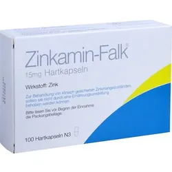 ZINKAMIN Falk 15 mg Hartkapseln 100 St
