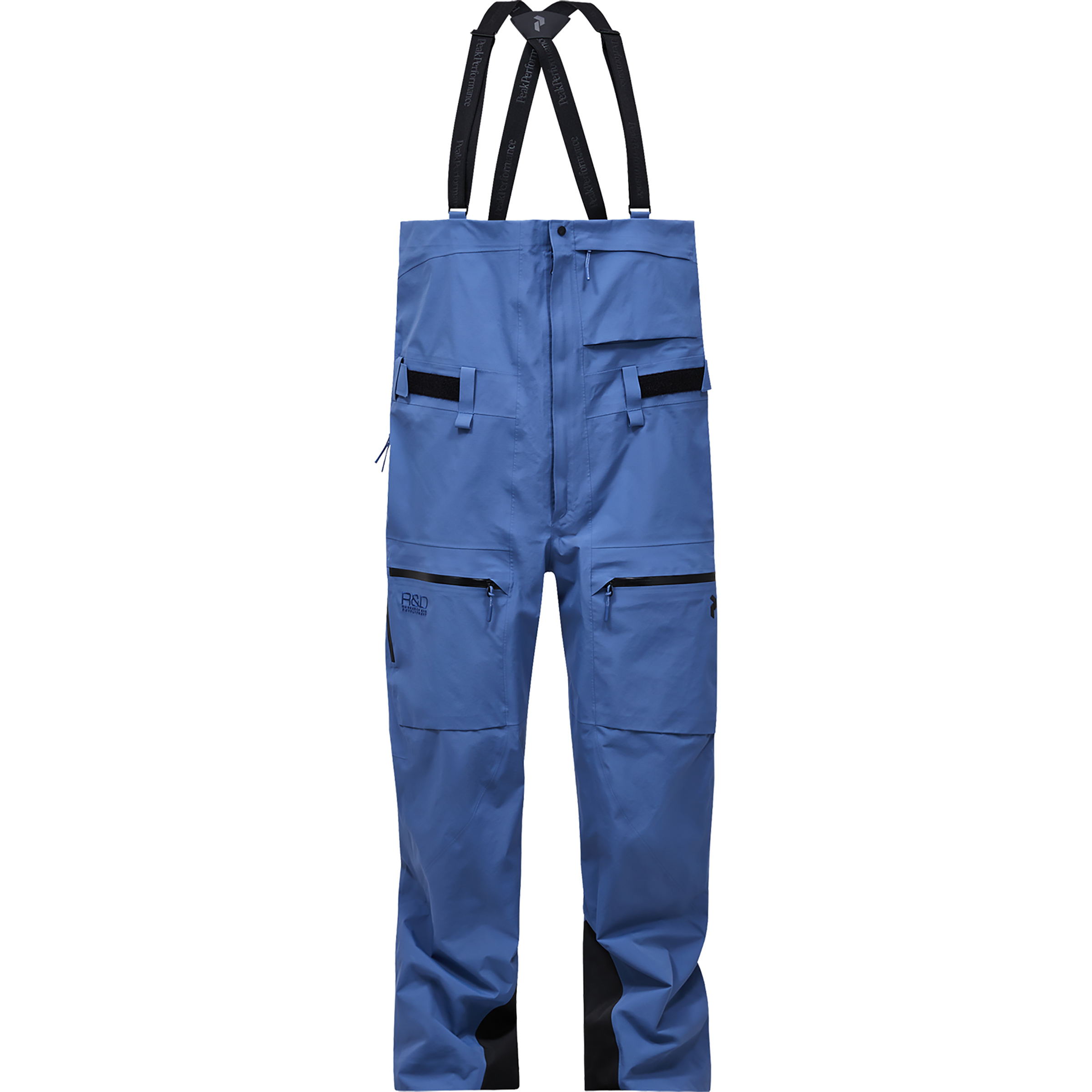 Peak Performance Ridge Ace Ski Bib Hose Herren Skihose blau Größe S Skifahren | Freeride Winddicht Wasserabweisend