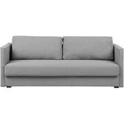 3-SITZER-SCHLAFSOFA Polyester Grau Eksjo