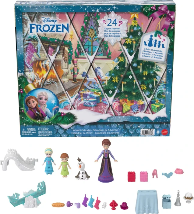 Frozen Adventskalender mit kleinen Puppen