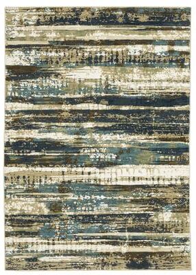 Style Haven Raphael Abstract Beige/ Blue Mixed Pile Area Rug