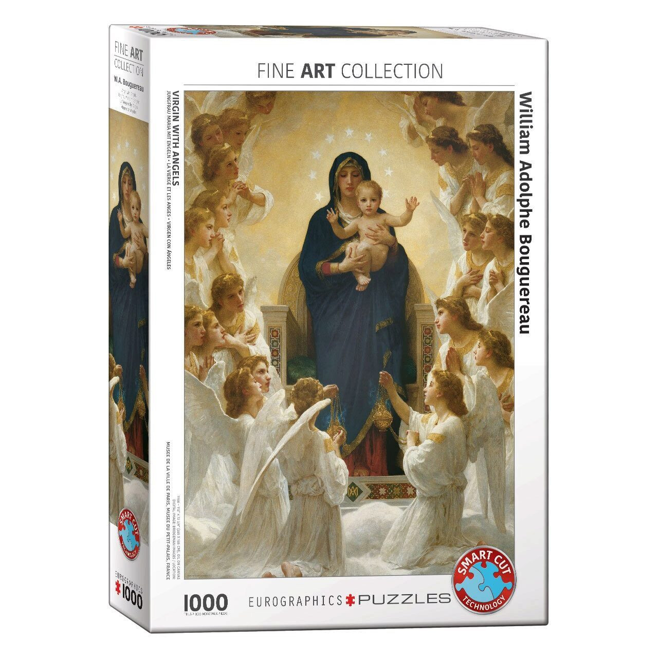 Eurographics Puzzel met afbeelding van de Maagd Maria en engelen