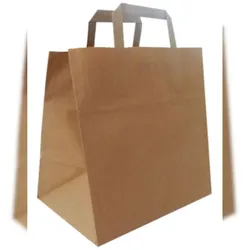 Paper Bag Kraft Brown with Handles 32x17x32 cm 250 pcs.