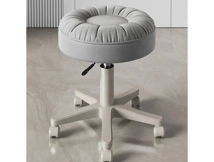 Tabouret de maquillage, chambre d'enfant haut de gamme de luxe légère, tabouret de coiffeuse de nouveau Style, chaise de Salon de manucure moderne et Simple de petite taille