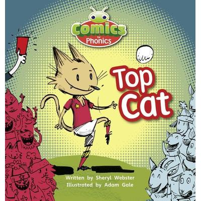 Bug Club Phonics Comics for Phonics Reception Phase 2 Set 04 Top Cat, Taschenbuch von Sheryl Webster, Pearson ELT, 978-1-4479-1273-6