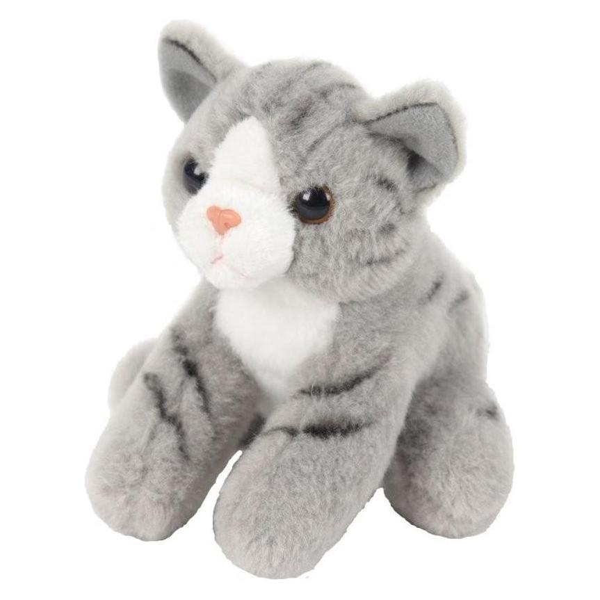 Beppe Mascot Cat sits gray 13 cm (13 cm) (GXP-795092)