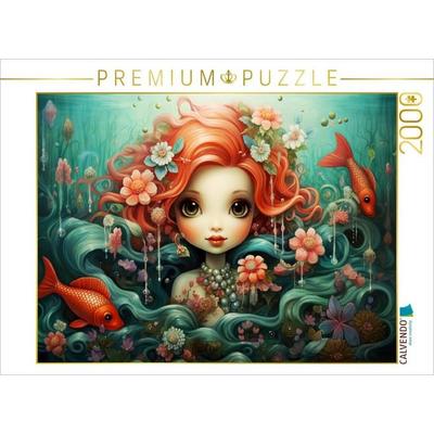 CALVENDO Puzzle Zauberhafte Meerjungfrau | 2000 Teile Lege-Größe 90x67cm Foto-Puzzle für glückliche Stunden, Sonstige von , Calvendo Puzzle