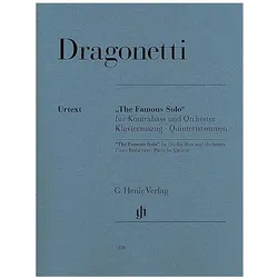 The Famous Solo für Kontrabass und Orchester, Fachbücher von Tobias Glöckler, Domenico Dragonetti