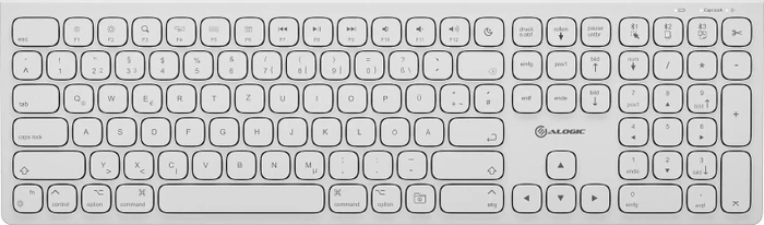 Alogic Tastatur Wireless USB Typ C wei?