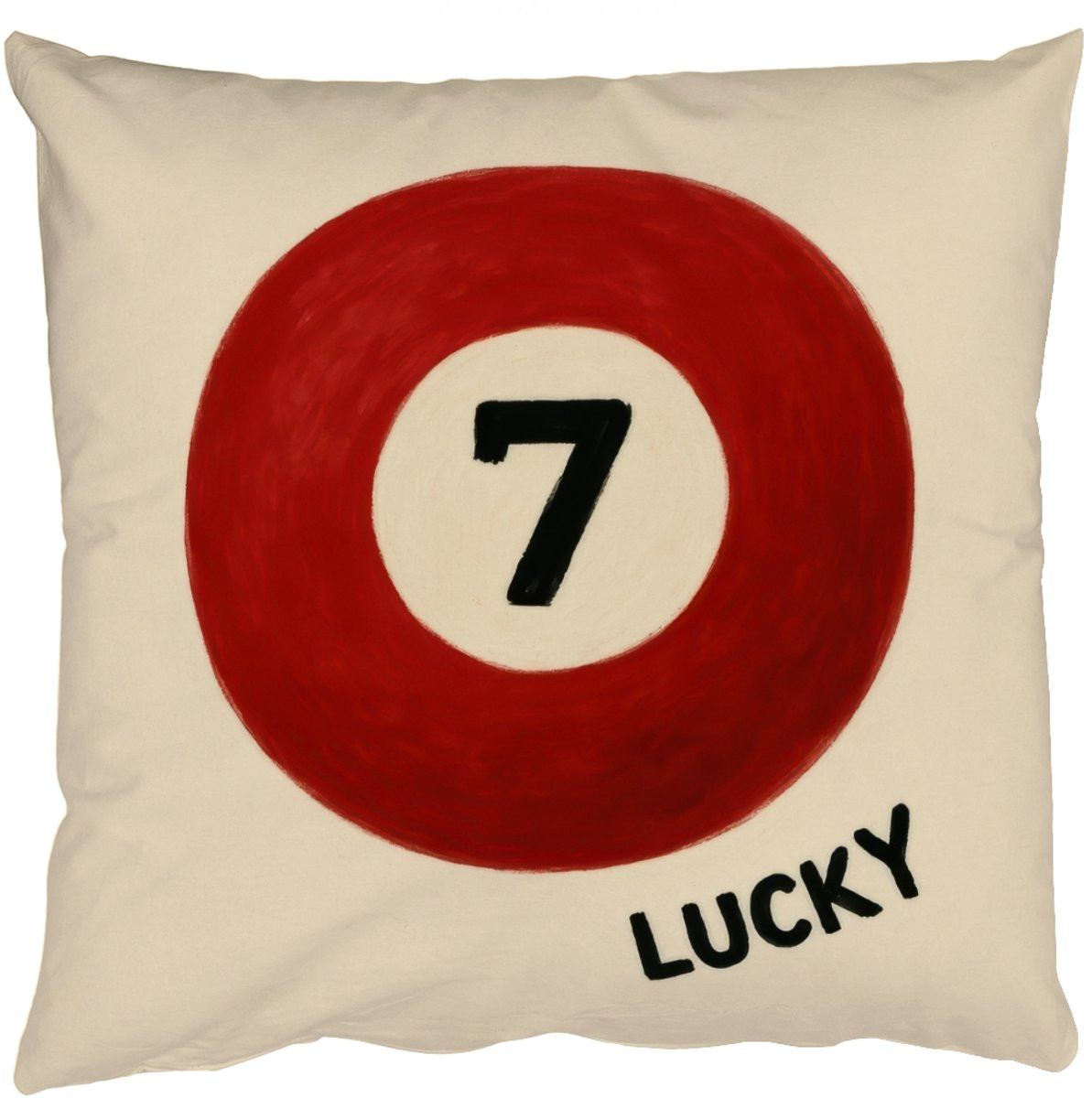 PillowMonkey Sierenkussen Cirkel Zeven Rood 50x50 cm