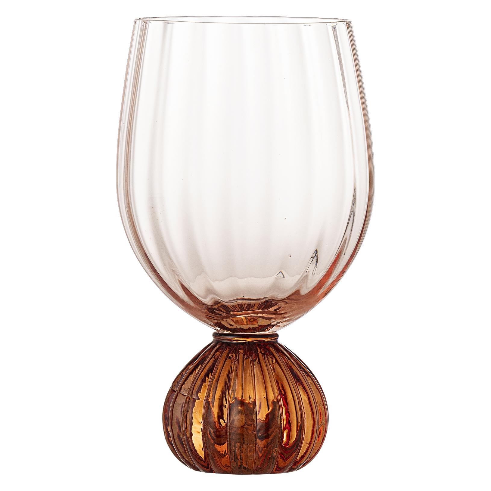Bloomingville - Taurin Wine Glass - Rose (43 cl, 1 Glas) (82072786)
