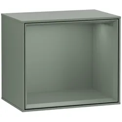 Villeroy und Boch Finion Regalmodul G580GMGM 41,8x35,6x27cm, Emotion, Regal Olive Matt, Olive Matt Lacquer