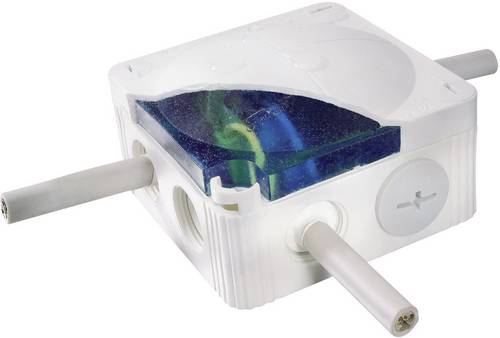 Wiska 10060457 Abzweigkasten mit Vergussmasse (L x B x H) 85 x 85 x 51mm Grau IP68 1 Set