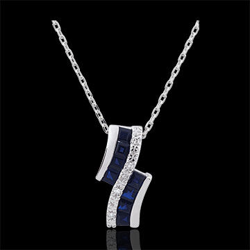 Edenly Collier Sternbilder - Himmelszeichen - Saphire und Diamanten
