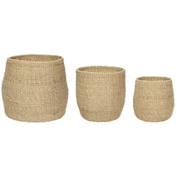 Sort Aufbewahrungskorb Naturfarben ø19 cm Höhe 23 cm