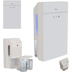Luftentfeuchter Mini Raumentfeuchter elektrisch, für Wohnräume 600ml/24h, Glasfront