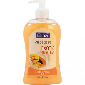 Elina-med Seife Milde Seife Exotic Traum, Flüssigseife, Pumpspender, 500ml