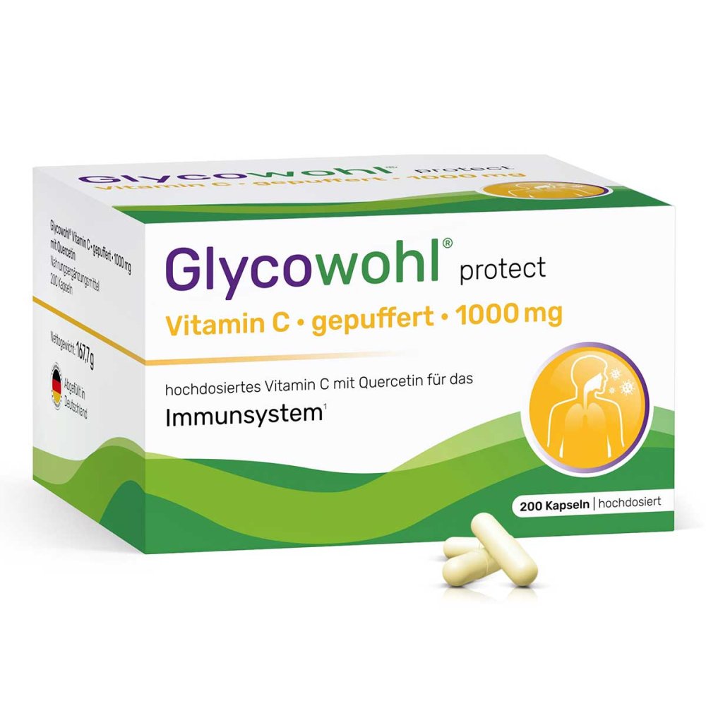 Heilpflanzenwohl GmbH Glycowohl Vitamin C 1000 mg + Quercetin Kapseln vegan 19518047