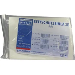 Bettschutzeinlage 70x100cm Folie Weiß 1 ST