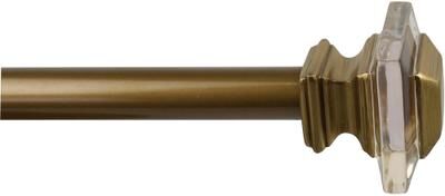 Urbanest 1-inch Diameter Cassini Adjustable Single Drapery Curtain Rod