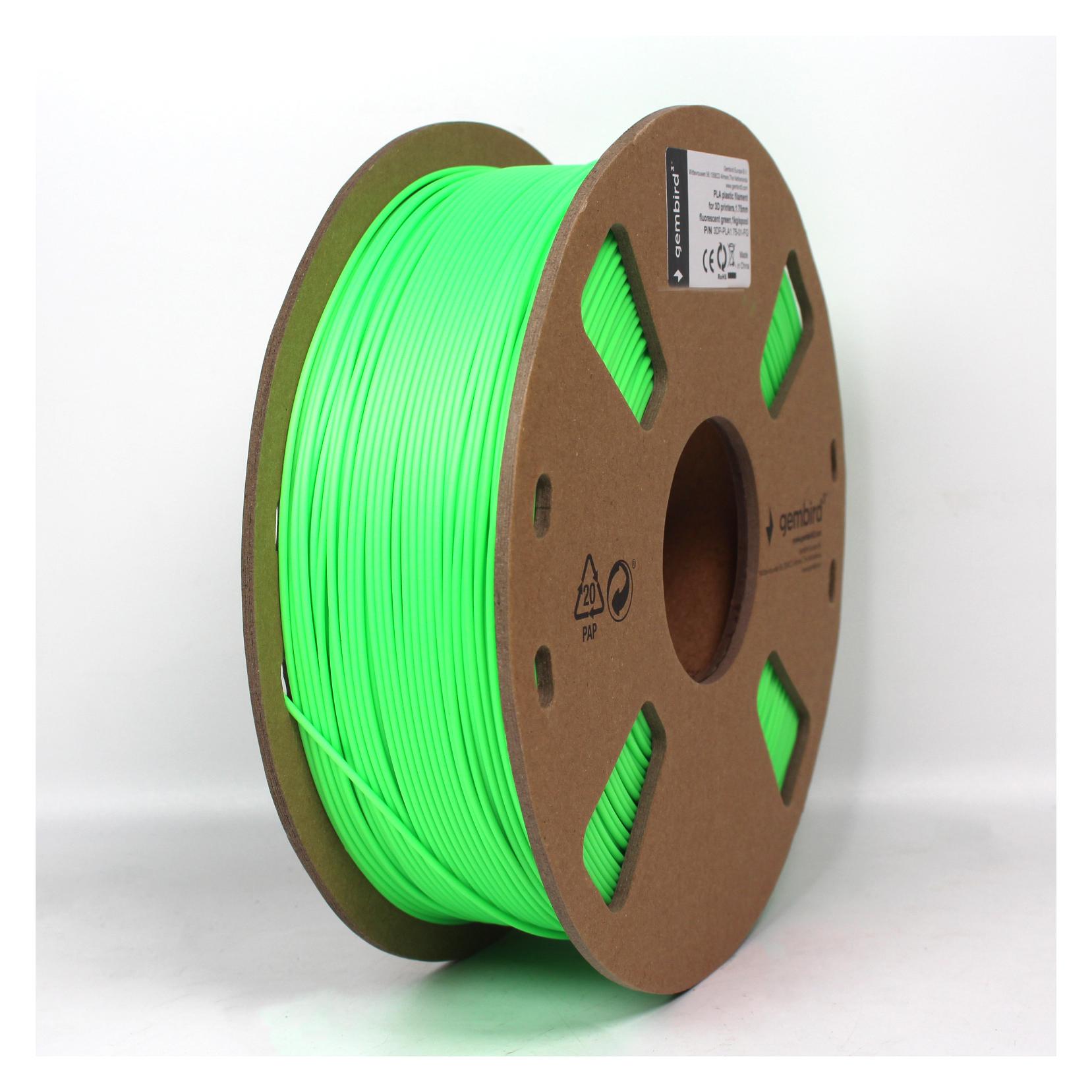 Gembird Filamentcassette ABS fluourscent Spule (ABS, 1000 g, 1.75 mm) (3DP-ABS1.75-01-FG)