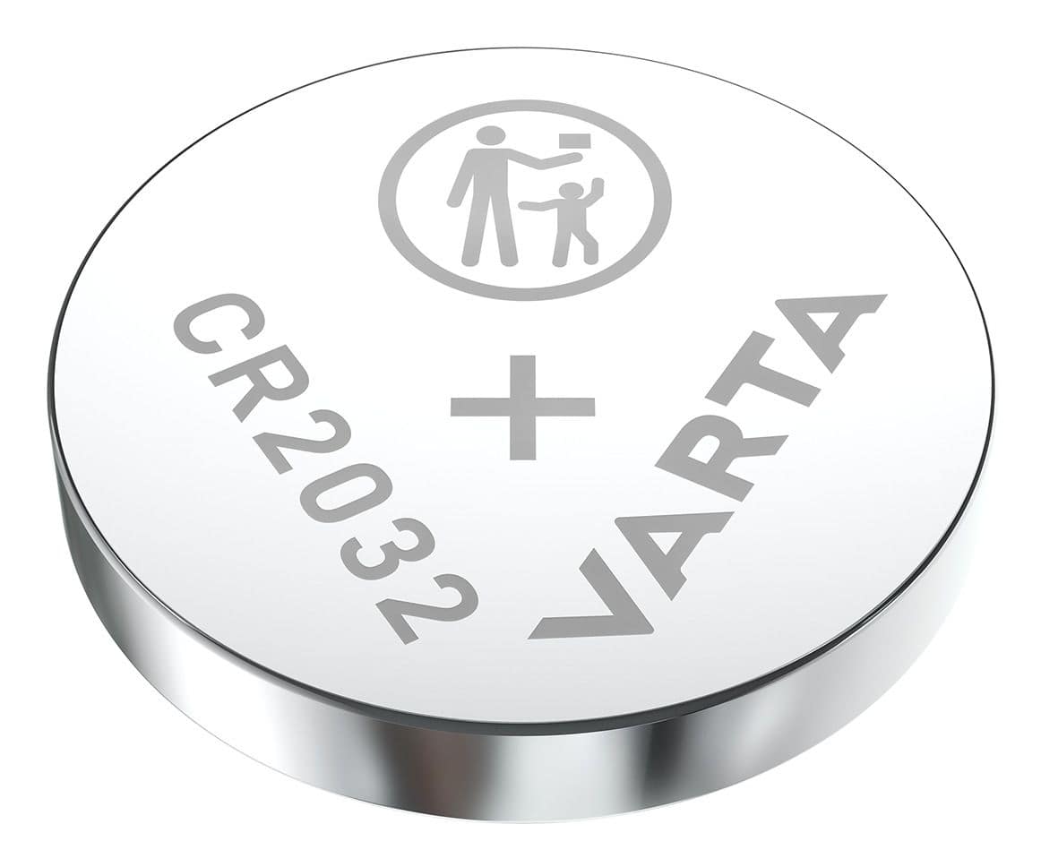 Varta Batterien Knopfzelle CR2032, 1 Stück, Lithium Coin, 3V, kindersichere Verpackung, für elektronische Kleingeräte - Autoschlüssel, Fernbedienungen, Waagen 06032 101 401