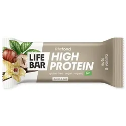 Lifebar Protein Riegel Nuts & Vanilla bio