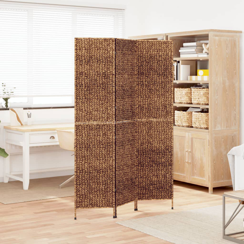 Bay Isle Home Cotreau 180cm H Metal Folding Room Divider Brown 180cm H x 122cm W